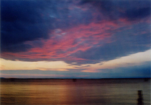 Sonnenuntergang am Meer bei Venedig